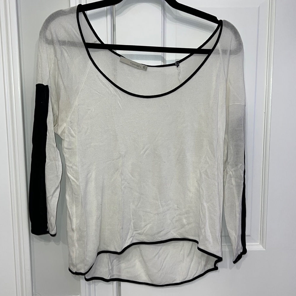 Black and white top